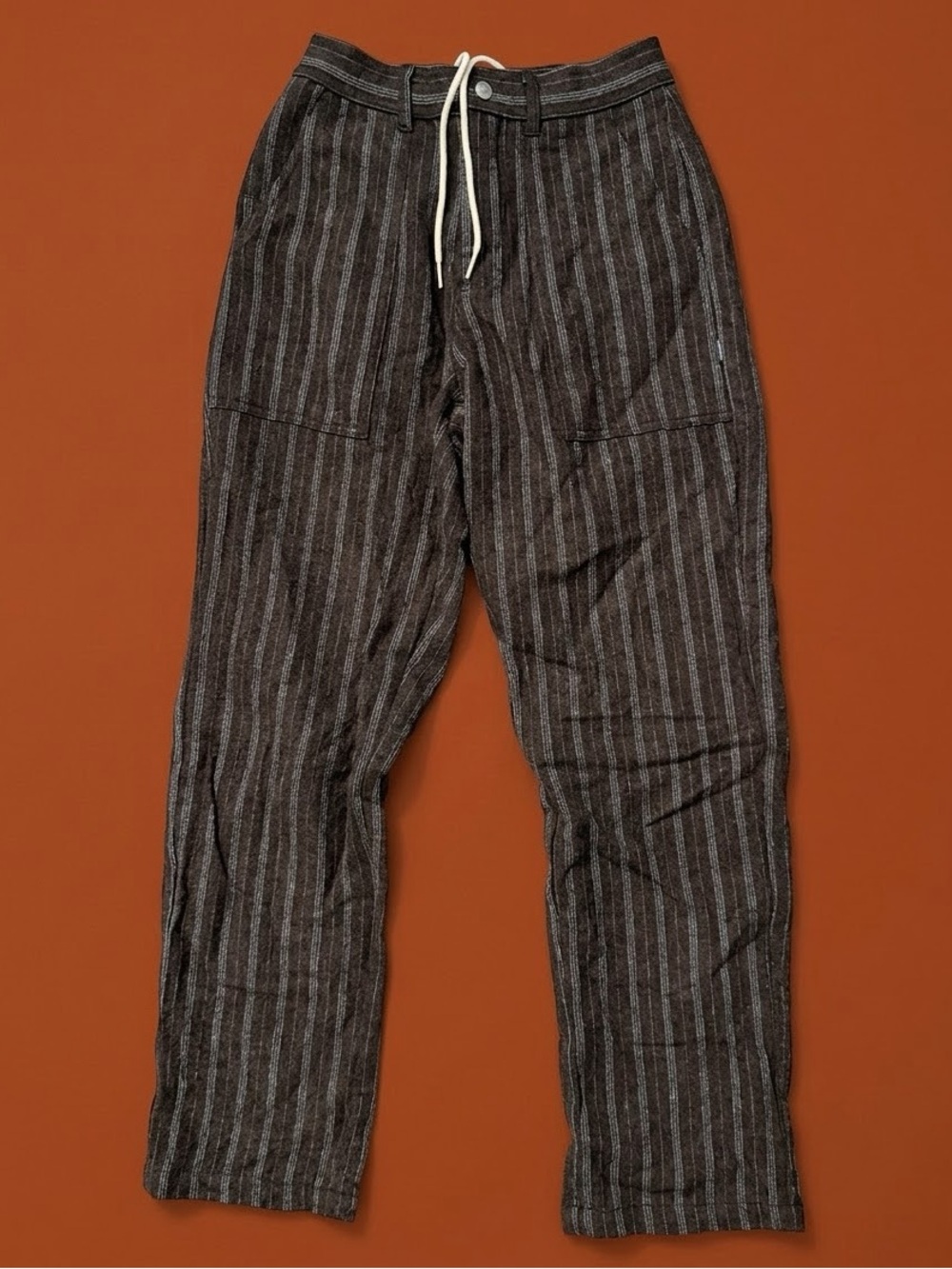 Converse Chuck Taylor All Star Wool Pinstripe Utility Pants 2XS NWOT